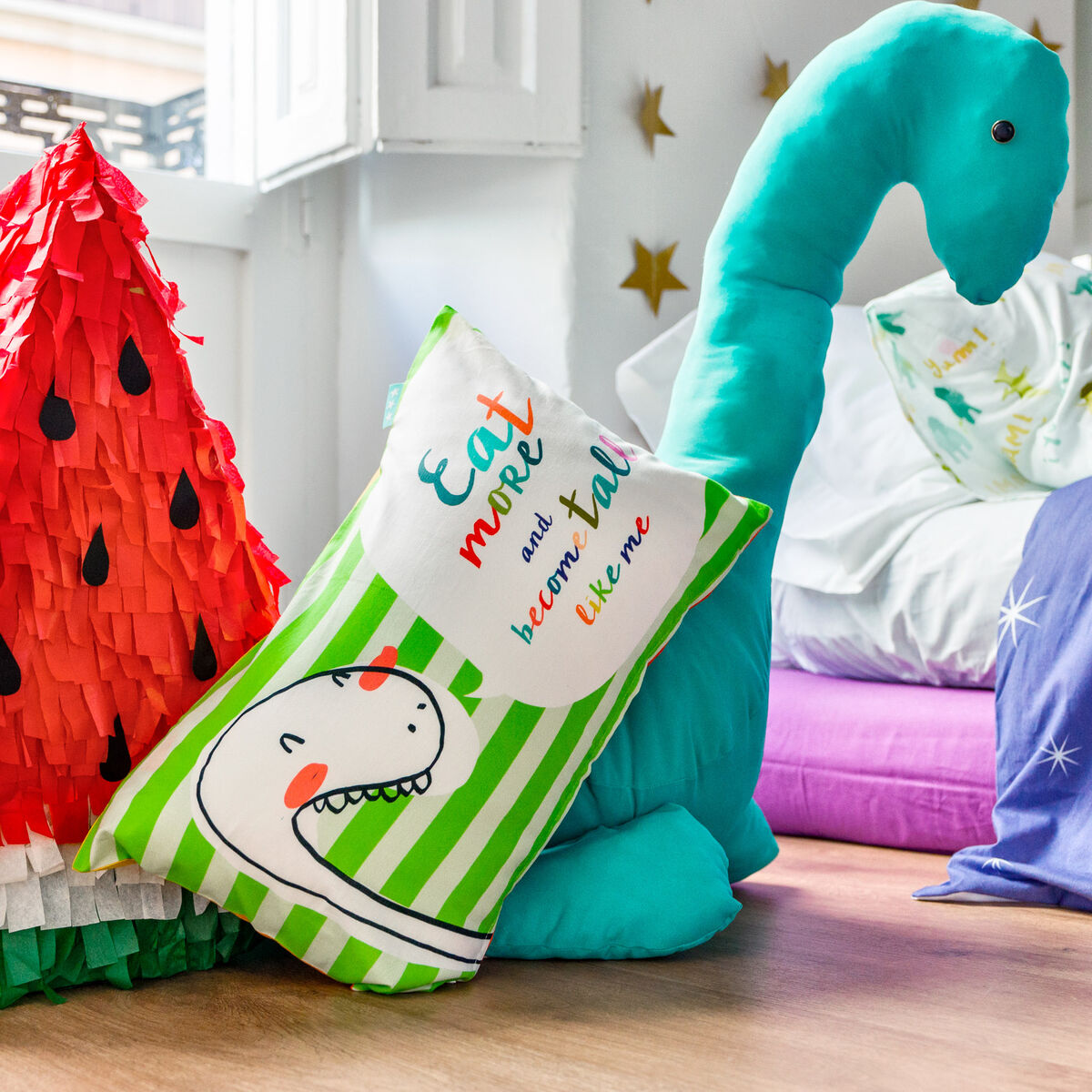 Fodera per cuscino HappyFriday LITTLE W Multicolore 50 x 30 cm